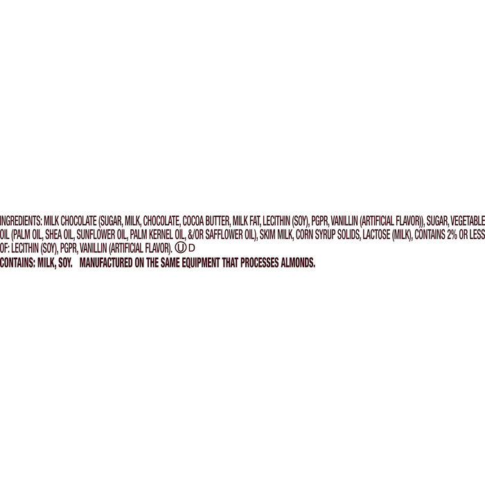 Image of HERSHEY'S HUGS Milk Chocolate and White Creme Candy Share Pack, 9.4 oz Packaging