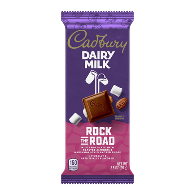 CADBURY DAIRY MILK Rock the Road Chocolate X-Large Bar, 3.5oz