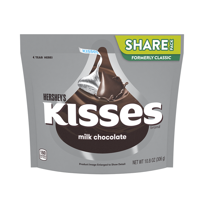 Image of KISSES Milk Chocolates Packaging