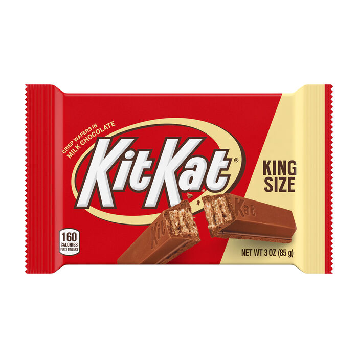 Image of KIT KAT Milk Chocolate King Size 3oz Candy Bar Packaging