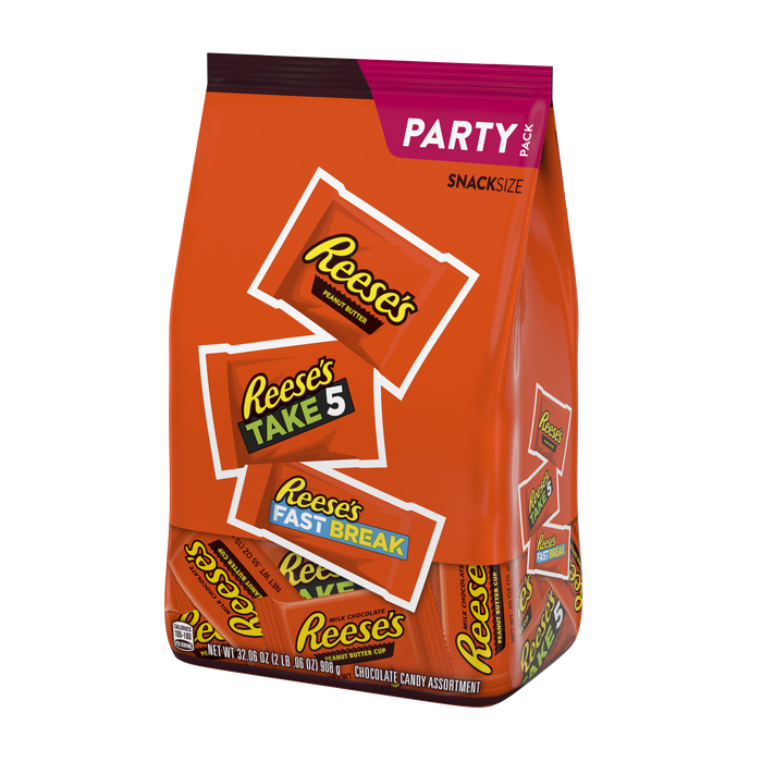 Image of REESE’S Milk Chocolate Peanut Butter Snack Size Assortment, 32.06 oz. Packaging