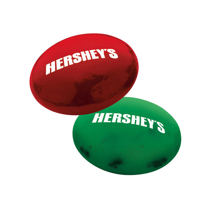 Image of HERSHEY'S HERSHEY-ETS Candy Coated Milk Chocolate, Christmas , Candy Plastic Cane, 1.4 oz Packaging