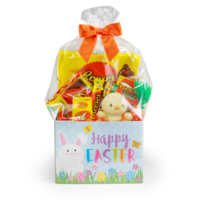 Image of REESE’S Peanut Butter Assorted Easter Basket Box Packaging
