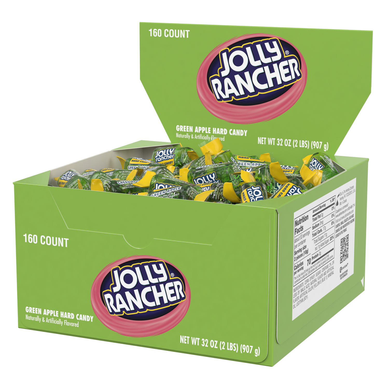 Hershey S Jolly Rancher Hard Candy In Green Apple Flavor 160 Ct