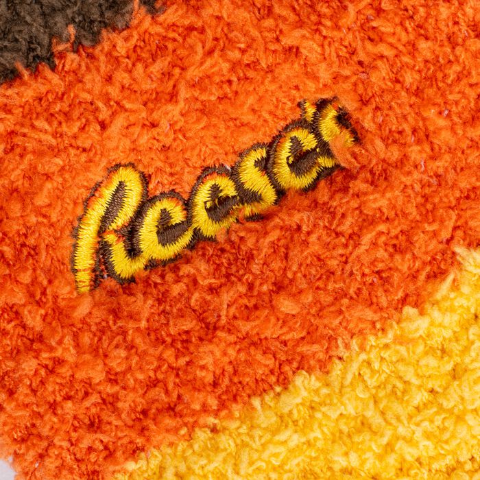 Image of REESE’S Peanut Butter Cup Fuzzy Socks Packaging