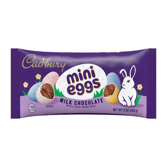 Image of CADBURY MINI EGGS Milk Chocolate, Easter Candy Bag, 9 oz Packaging