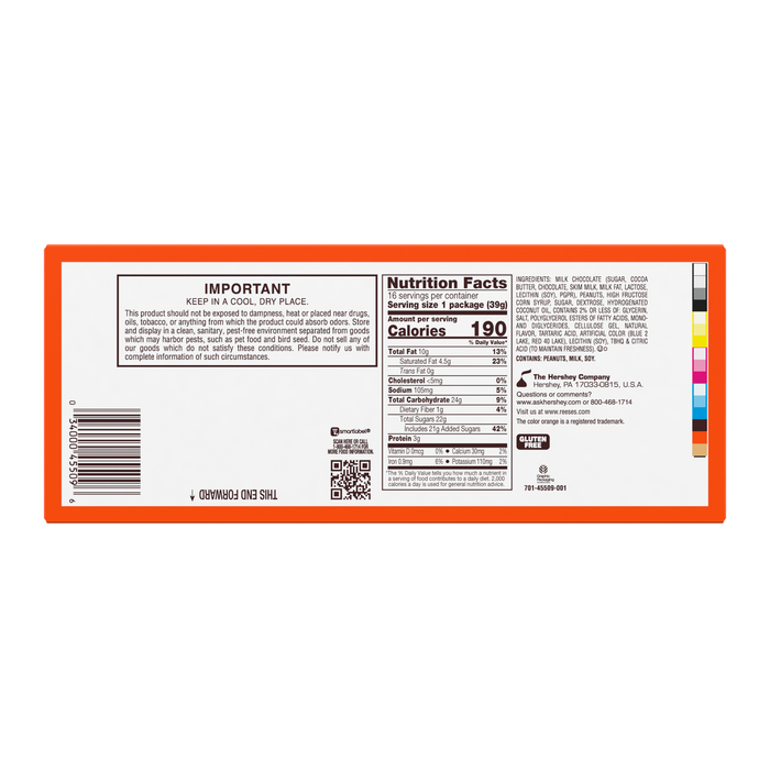 Image of REESE'S Big Cup PB&J Grape Milk Chocolate Peanut Butter Cup Candy Pack, 1.4 oz (16 Count) Packaging