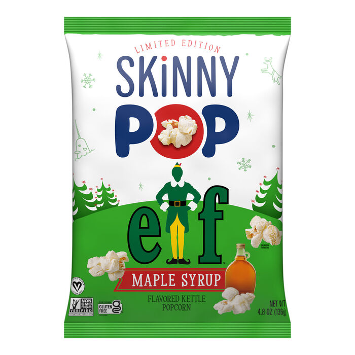 Image of SKINNYPOP Elf Maple Syrup Kettle Corn (4.8oz)&nbsp; Packaging