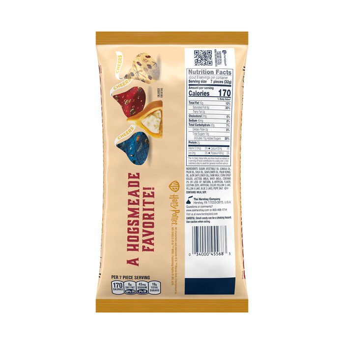 Image of HERSHEY'S KISSES Harry Potter™ Butterbeer Flavored Kisses, Easter Candy Bag, 9 oz Packaging
