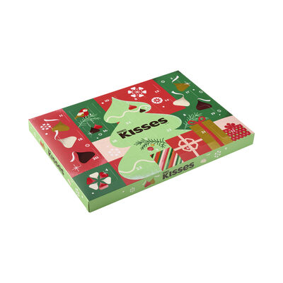 HERSHEY&rsquo;S KISSES Assortment Advent Calendar (3.78oz)&nbsp;