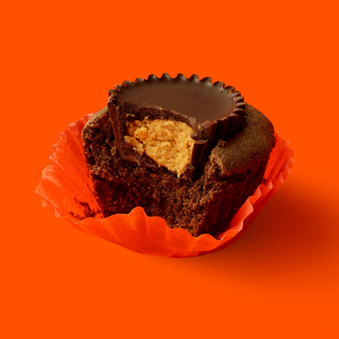 Image of REESES Dark Chocolate Peanut Butter Miniature Cups 10.2 oz Candy Bag Packaging