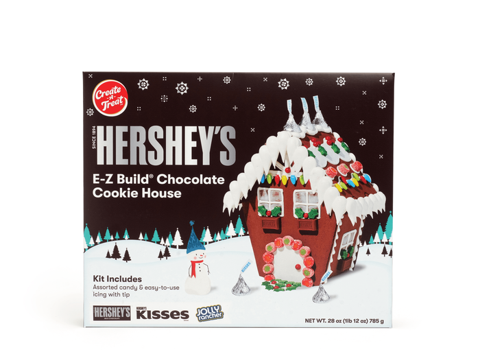 Image of HERSHEY'S KISSES Holiday Cookie House Packaging