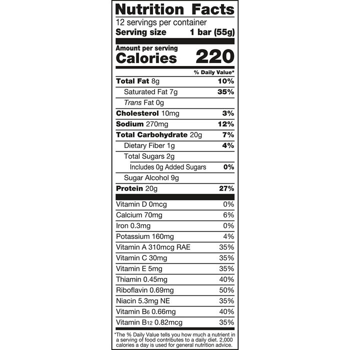 Image of FULFIL Chocolate Salted Caramel Flavored Protein Bars, 1.94 oz (12 Count) Packaging