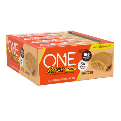 ONE REESE'S Peanut Butter Lovers Flavored Protein Bars, 2.12 oz (12 Count)