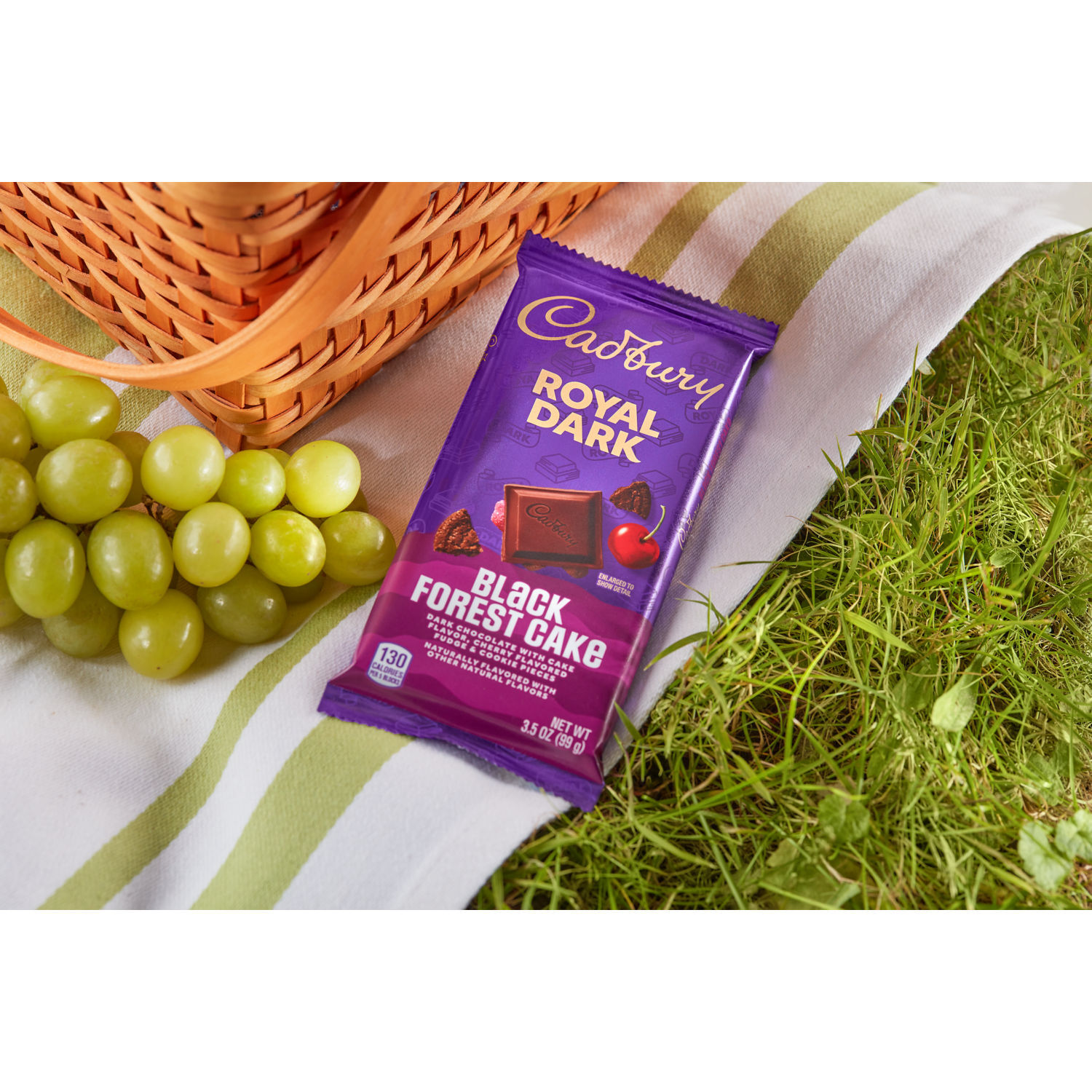 CADBURY Black Forest Cake Dark Chocolate with Cherry Fudge