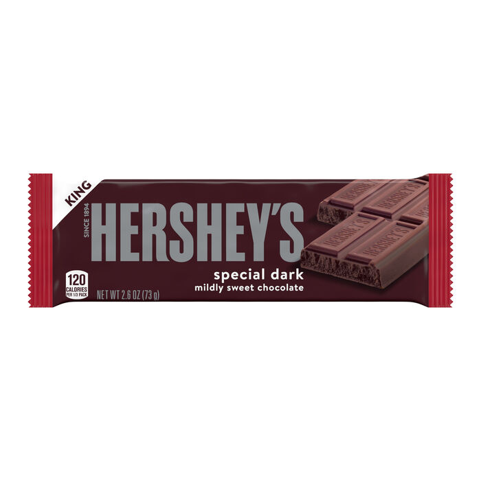 Image of HERSHEYS  Special Dark Chocolate King Size 2.6oz Candy Bar Packaging