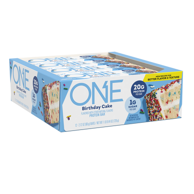 ONE Birthday Cake Flavored Protein Bars, 2.12 oz (12 Count)