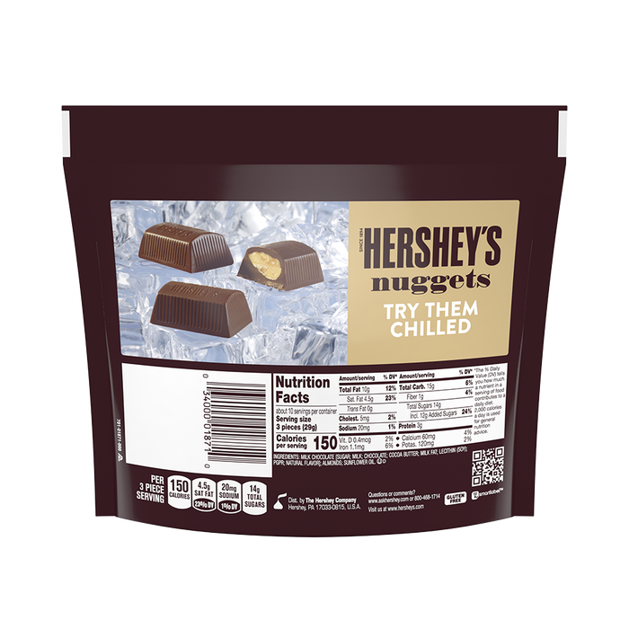 Image of HERSHEY'S NUGGETS Milk Chocolate with Almonds Packaging