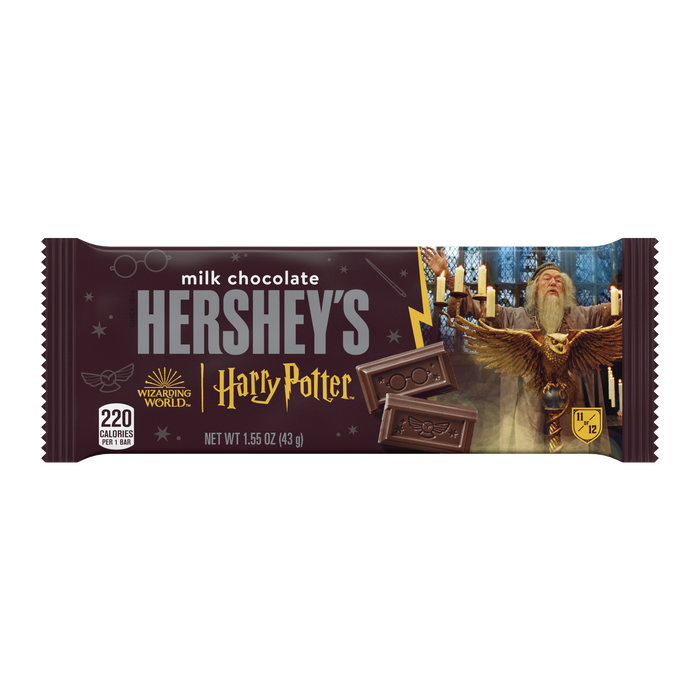 Image of HERSHEY'S Milk Chocolate Harry Potter™ Halloween Candy Bars, 1.55 oz (36 Count) Packaging