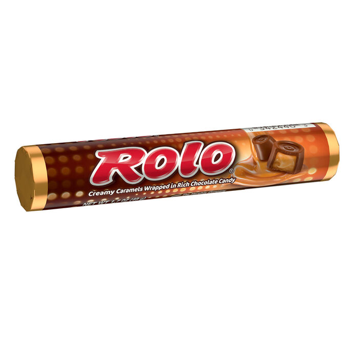 Image of ROLO Caramels in Milk Chocolate Standard Size 1.7oz Candy Bar Packaging