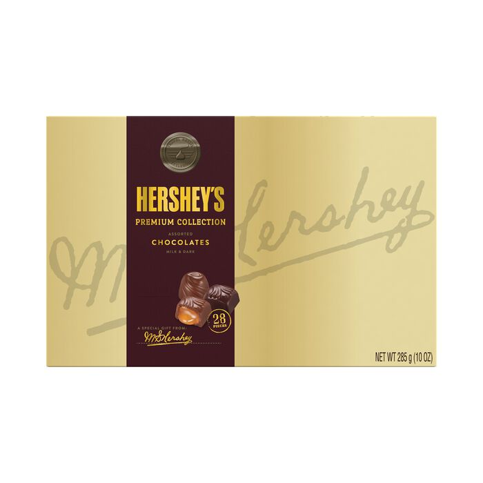 Image of HERSHEY’S POT OF GOLD Premium Assorted Chocolates, 10oz Gift Box Packaging