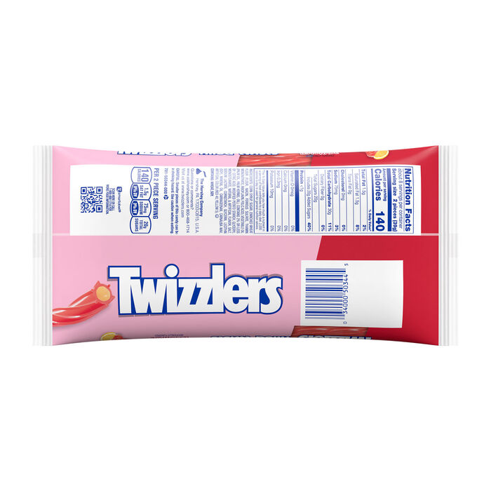 Image of TWIZZLERS Filled Twists Pink Lemonade Flavored Licorice Style Candy  Bag, 11 oz Packaging