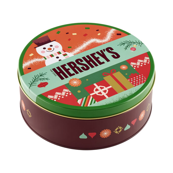 Image of HERSHEY&rsquo;S Chocolates Assorted Gold Tin (2lbs)&nbsp; Packaging