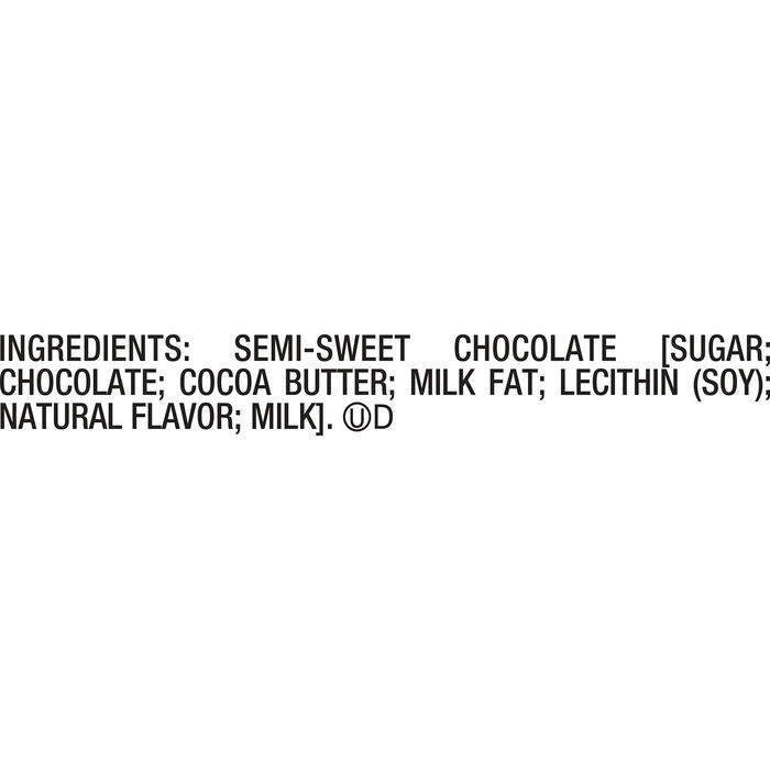 Image of HERSHEY'S Semi-Sweet Chocolate Chips 12oz Candy Bag Packaging
