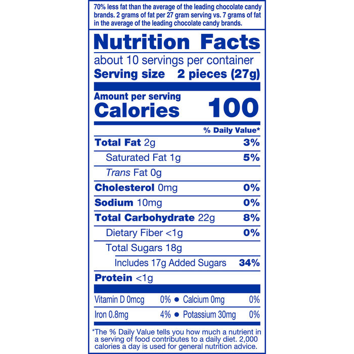 Image of YORK Dark Chocolate Peppermint Patties Easter Eggs Bag, 9.6 oz Packaging