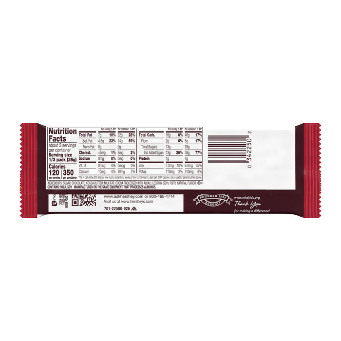 Image of HERSHEYS  Special Dark Chocolate King Size 2.6oz Candy Bar Packaging