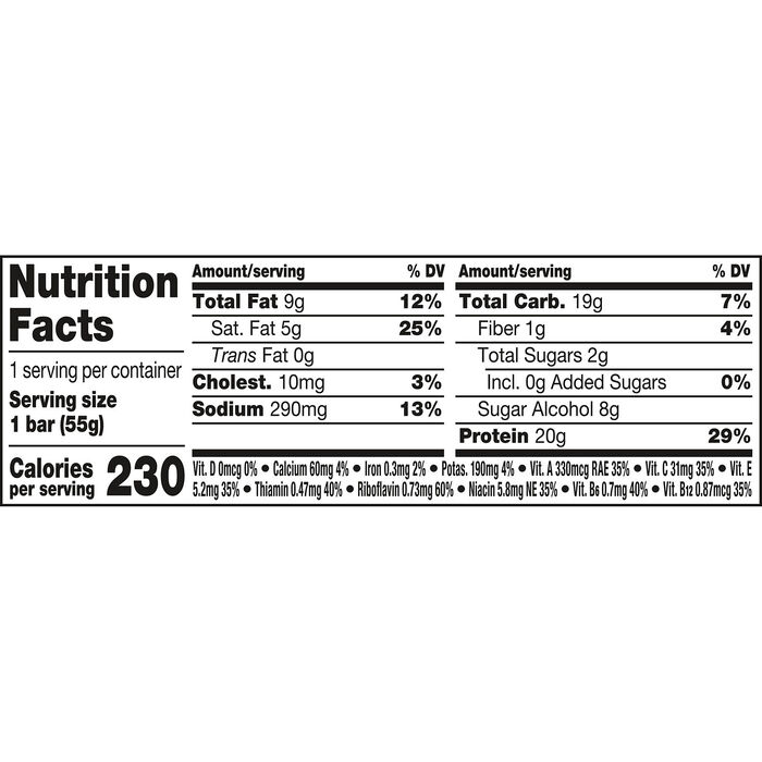 Image of FULFIL Chocolate and REESE'S Peanut Butter Flavored Protein Bar Box, 1.94 oz  ea. (12 Count) Packaging