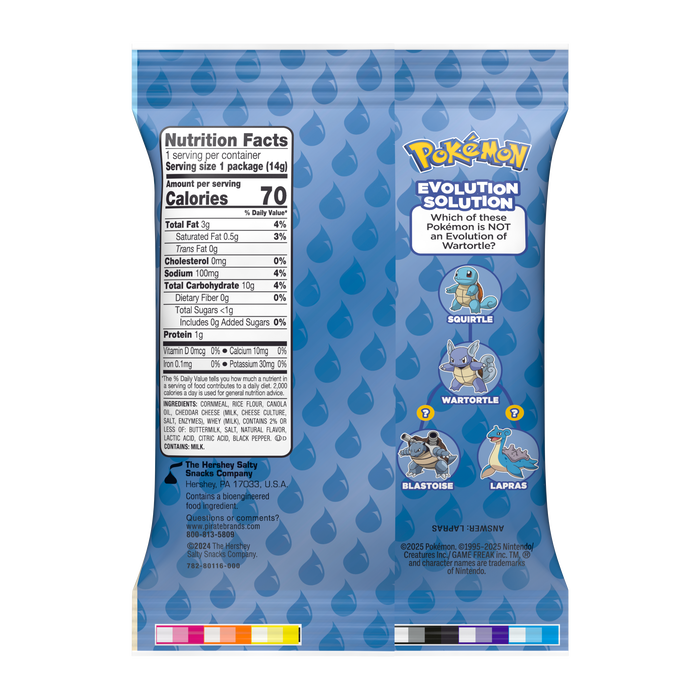 Image of PIRATE'S BOOTY Pokémon Aged White Cheddar Rice & Corn Puffs, 0.5 oz Bags (18 Count) Packaging
