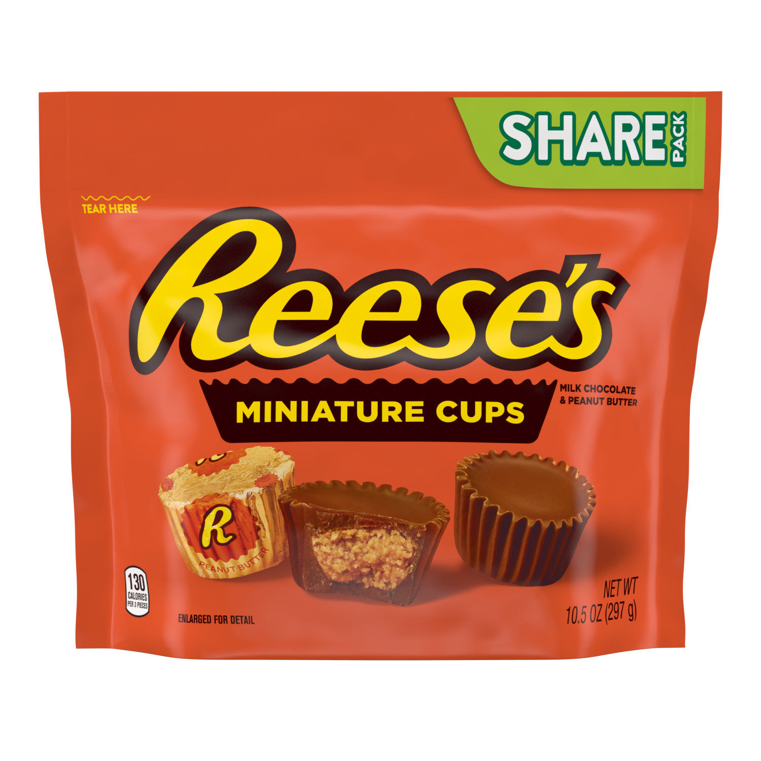 REESE'S Milk Chocolate Peanut Butter Cup Miniatures Bulk 25 lbs