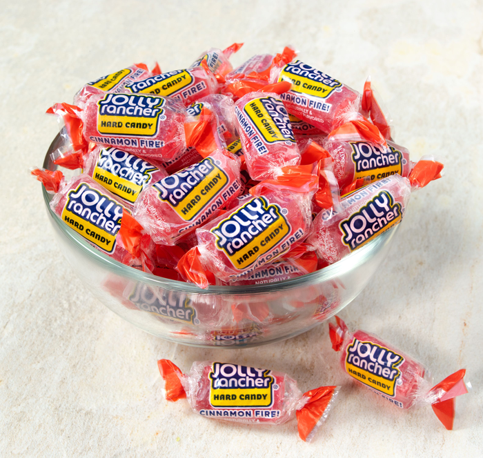 Image of JOLLY RANCHER Cinnamon Fire Candy 13 oz. pouch Packaging