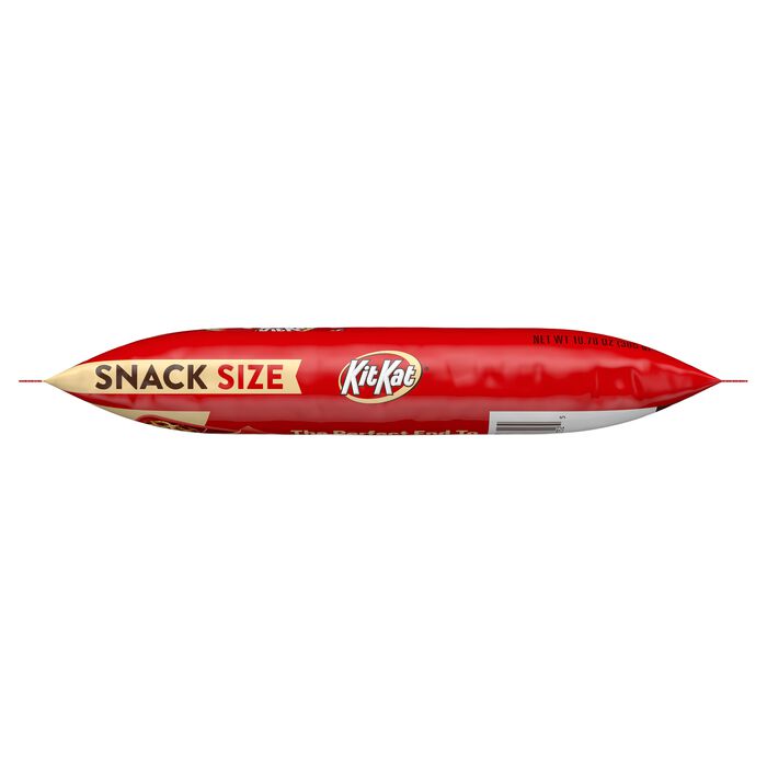 Image of KIT KAT® Milk Chocolate Wafer Snack Size, Candy Bag, 10.78 oz Packaging