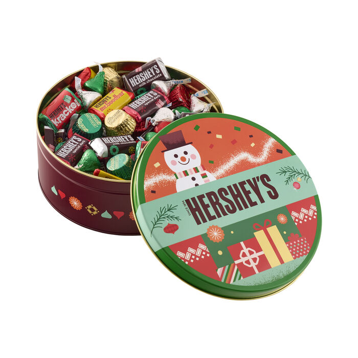 Image of HERSHEY&rsquo;S Chocolates Assorted Gold Tin (2lbs)&nbsp; Packaging
