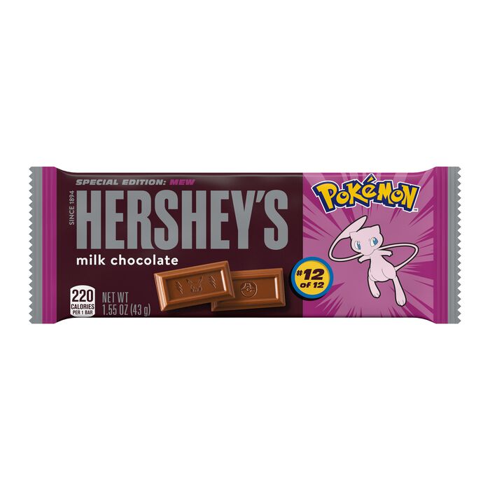 Image of HERSHEY'S Milk Chocolate Pokémon Candy Bars, 1.55 oz (36 Count) Packaging