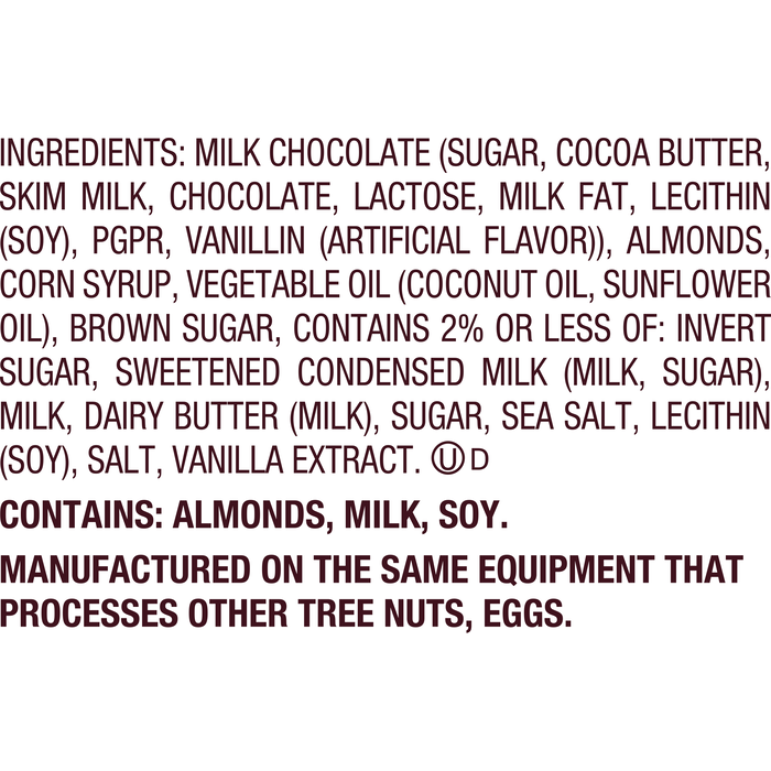 Image of HERSHEY&rsquo;S Almond Caramel Clusters, 20 oz Bag Packaging