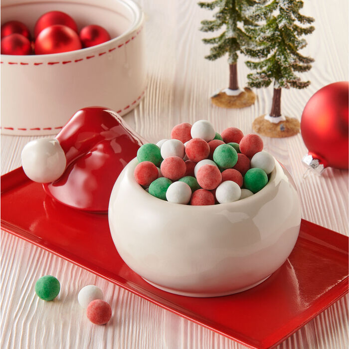 Image of CADBURY Mini Snowballs Milk Chocolate, Christmas , Candy Bag, 8.1 oz Packaging