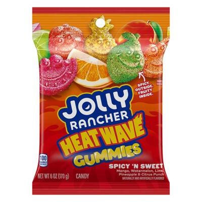 JOLLY RANCHER Heat Wave Spicy &lsquo;n Sweet Assorted Fruit Flavored Gummies, 6 oz