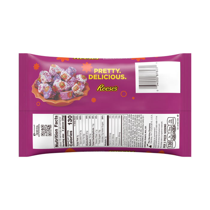Image of Valentines REESE'S Peanut Butter Cups Blossom Top Miniatures Bag, 9.3 oz. bag Packaging