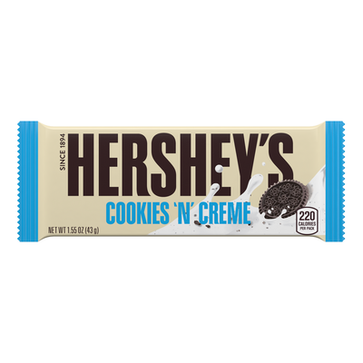 HERSHEY'S COOKIES 'N' CREME Standard Bar