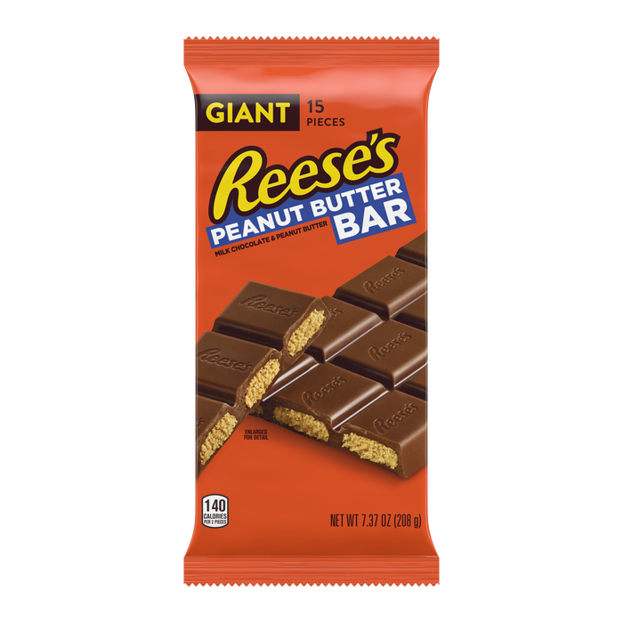 Image of REESE'S Milk Chocolate Filled With REESE'S Peanut Butter Giant Bar 7.37 oz. Packaging