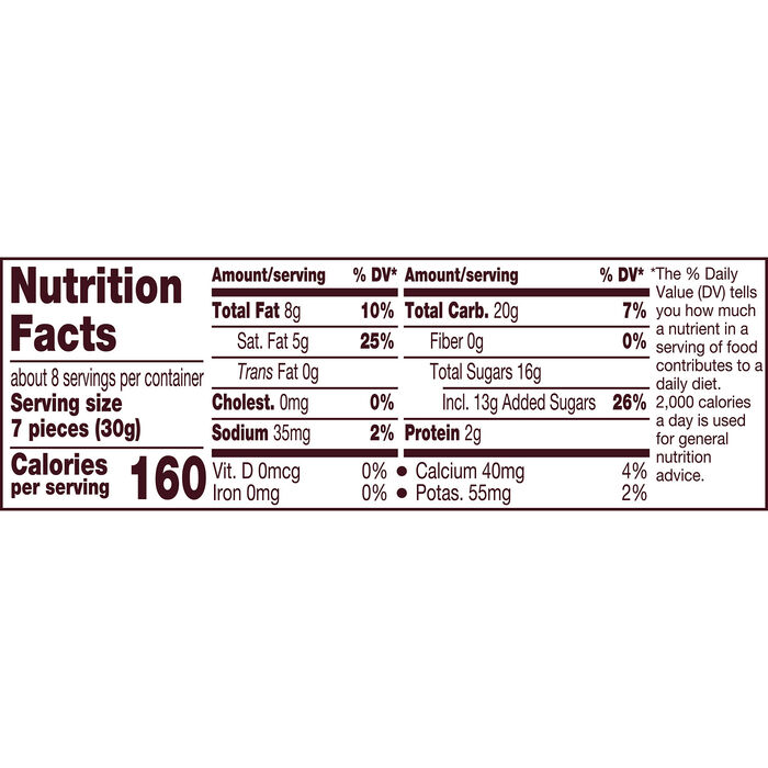 Image of HERSHEY'S KISSES Snickerdoodle Cookie Flavored, Christmas , Candy Bag, 8 oz Packaging