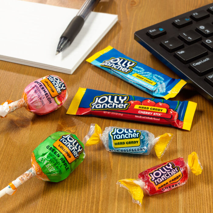 Image of JOLLY RANCHER Assorted Fruit Flavored Candy Bulk Bag, 42.01 oz Packaging