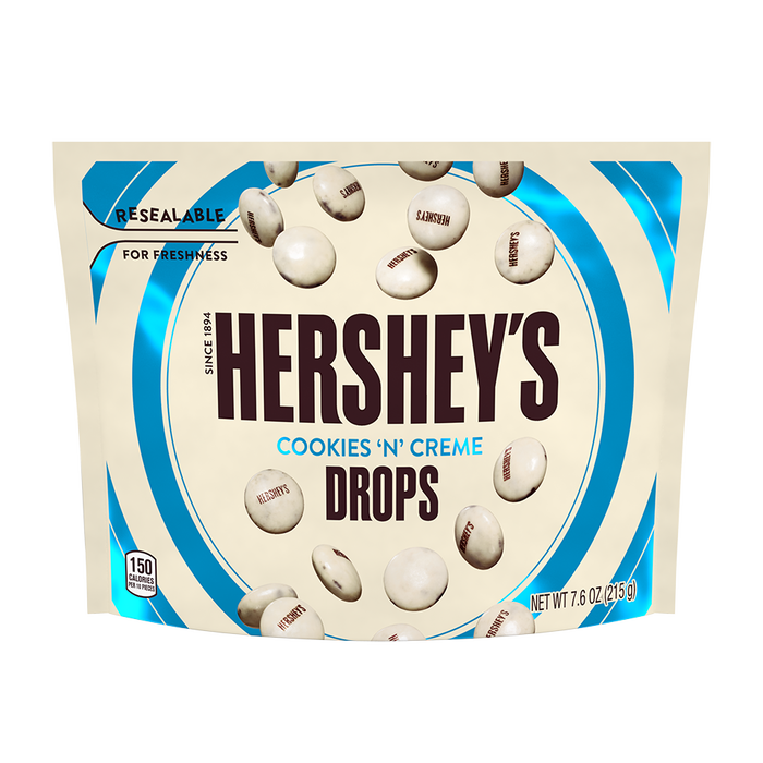 Image of HERSHEY'S COOKIES 'N' CREME DROPS Candy Packaging