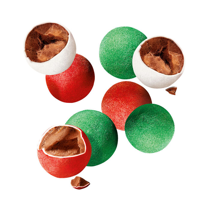 Image of CADBURY Mini Snowballs Milk Chocolate, Christmas , Candy Bag, 8.1 oz Packaging