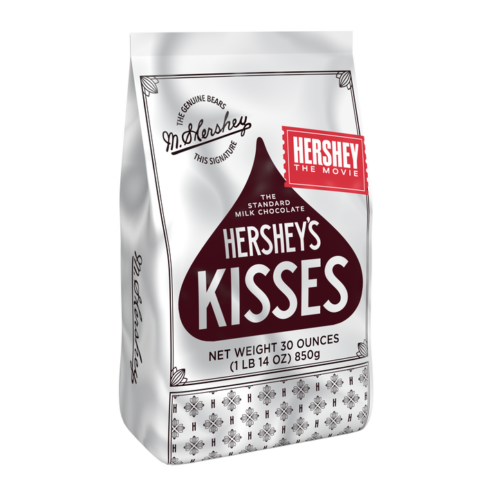 Image of Vintage-Inspired HERSHEY&rsquo;S KISSES Milk Chocolate Candy (30oz Party Bag) Packaging
