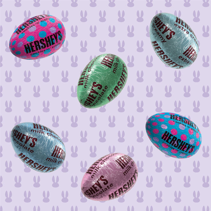 Image of HERSHEY'S Assorted Eggs, Easter Candy Bulk Bag, 29.33 oz Packaging