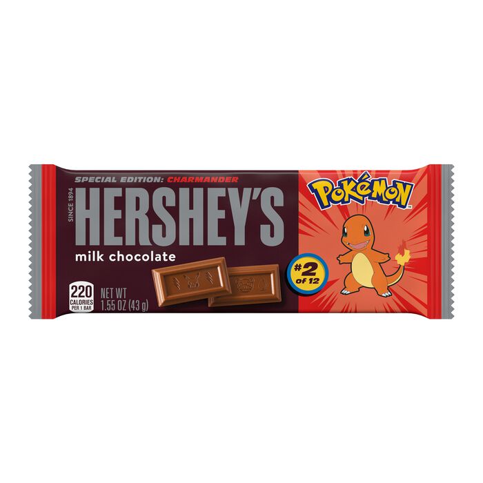Image of HERSHEY'S Milk Chocolate Pokémon Candy Bars, 1.55 oz (36 Count) Packaging
